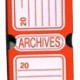 Boîte Archive 330 x 250 x 100 Rouge