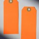 Etiquette américaine orange fluo sans fil 40 x 100 PM