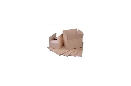 Carton simple cannelure 250 x 250 x 100 mm