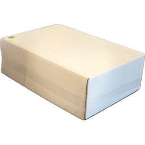 Caisse 1/4 de Box  ext. 590 x 390 x 540  BC40  Blanc + coiffe