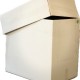 Caisse 1/4 de Box ext. 590 x 390 x 540 BC40 Blanc + coiffe