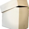 Caisse 1/4 de Box  ext. 590 x 390 x 540  BC40  Blanc + coiffe