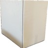 Caisse 1/4 de Box  ext. 590 x 390 x 540  BC40  Blanc + coiffe