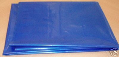 Housse matelas individuelle bleue  2 personnes
