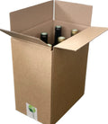 Carton 6 bouteilles  75 cl debout  231 x 154 x 300