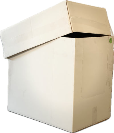 Caisse 1/4 de Box  ext. 590 x 390 x 540  BC40  Blanc + coiffe