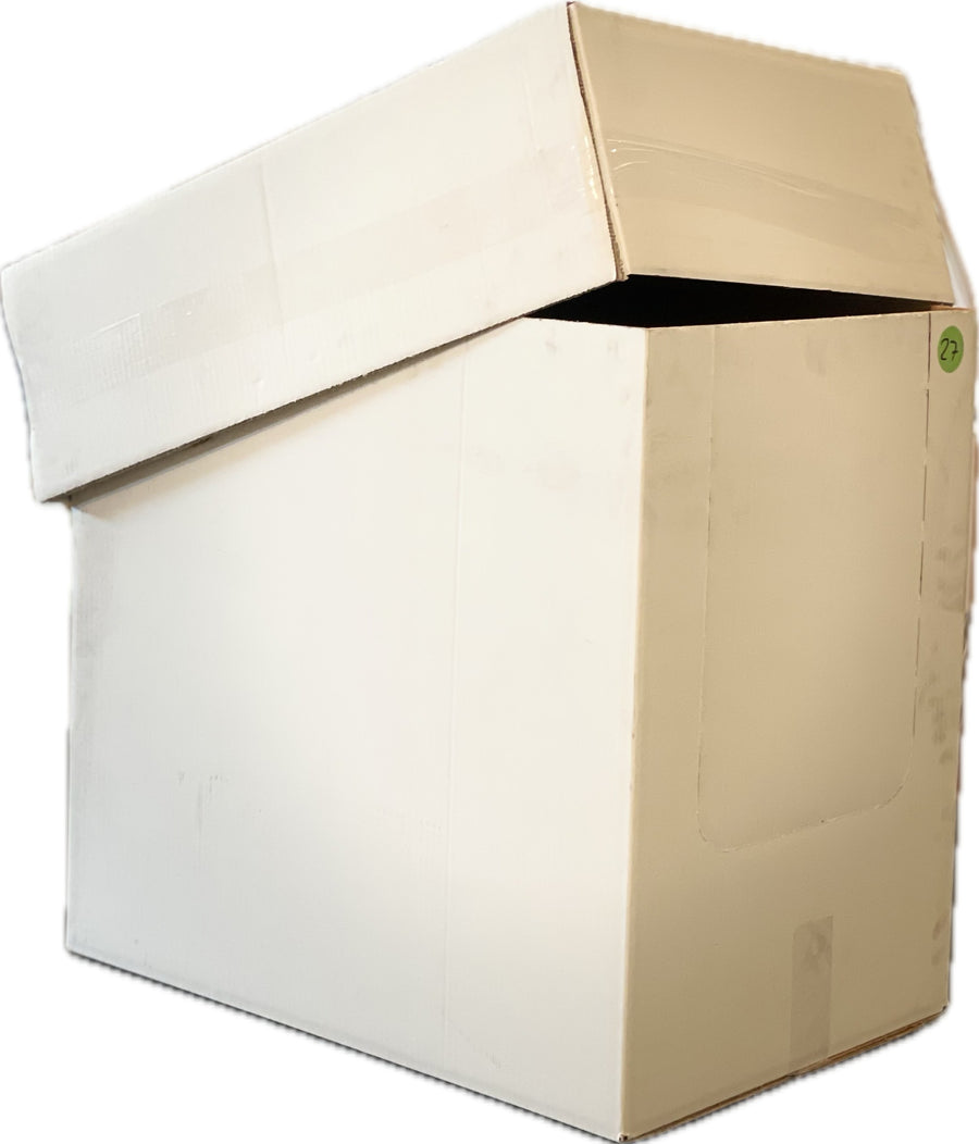 Caisse 1/4 de Box  ext. 590 x 390 x 540  BC40  Blanc + coiffe