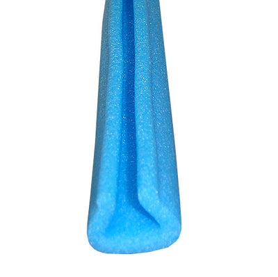 Profilé Mousse Type U  barres de 2m  Bleu