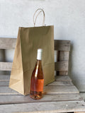 Sac pap.32/15/42 Naturel (Kraft Brun) poignée ficelle