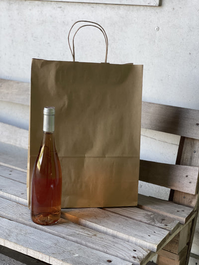 Sac pap.32/15/42 Naturel (Kraft Brun) poignée ficelle