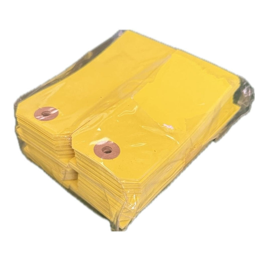 Etiquette américaine jaune fluo sans fil   50 x 120 MM Colis de 200 étiquettes