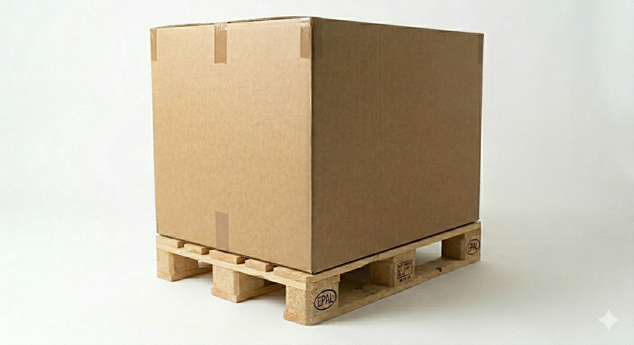 Carton double cannelure 800 x 600 x 800 mm