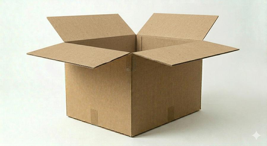 Carton double cannelure 600 x 400 x 400 mm