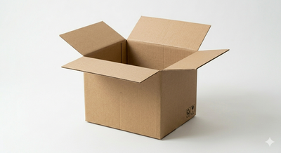 Carton double cannelure  500 x 500 x 250 mm